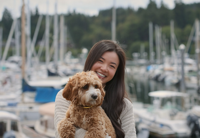 Dr.Li and dog